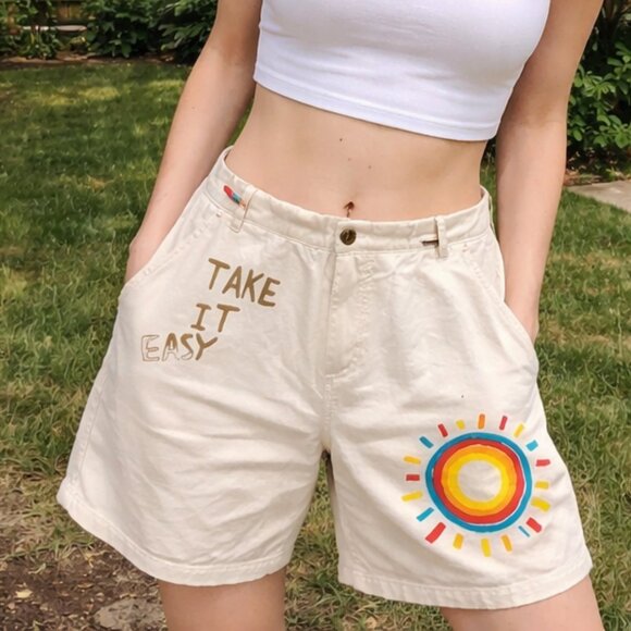 Scotch & Soda Pants - Scotch & Soda Natural Organic Cotton Take It Easy Regular Fit Shorts, Size 10/12